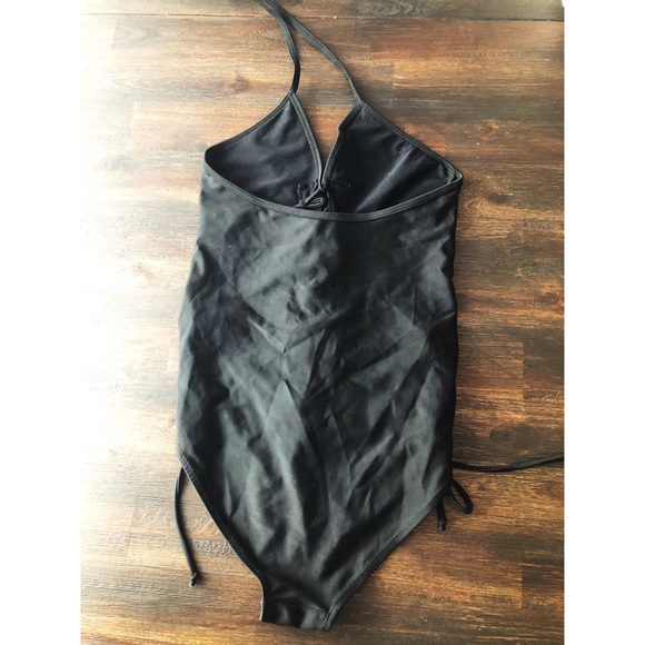 One piece- sexy lace up, side tie bathing suit - Picture 3 of 5